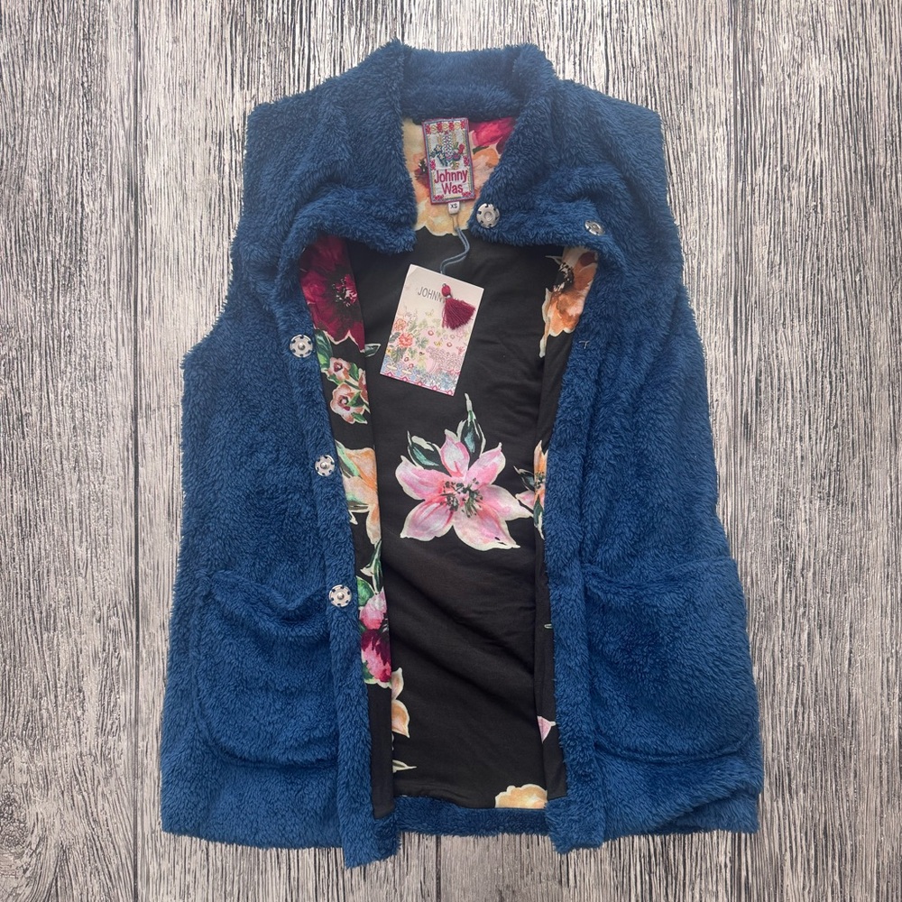(NWT) Reversible Johnny Was Vicney Vest XS